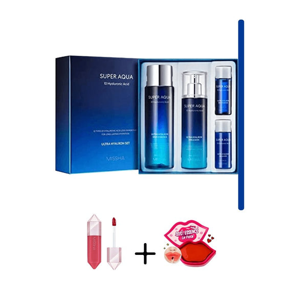 Missha Super Aqua 10 Hyalaron acid Limited | SOS Essence Lip Patch | SOS Essence Lip PatchGlam Secret