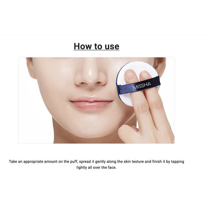 Missha Magic cushion cover lasting SPF 50/PA +++ # 21 and 23Foundations & ConcealersGlam Secret