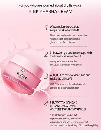 Nacific Pink AHABHA Cream 50mlFace CreamGlam Secret