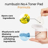 NUMBUZIN No.4 Pore Zero Peeled Egg Toner Pad 190ml / 70 PadsTonerGlam Secret