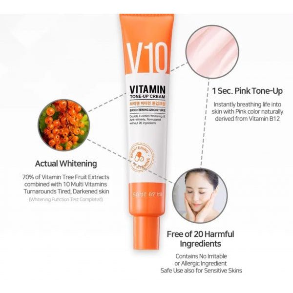 SOME BY MI V10 Vitamin Tone-up CreamGlam Secret