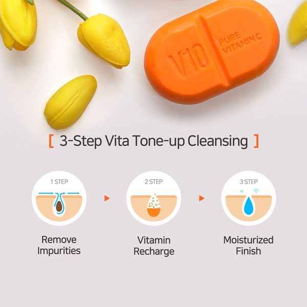 SOME BY MI V10 Pure Vitamin C SoapFacial CleansersGlam Secret
