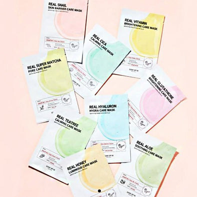 Some By Mi Real Facial Care Mask 8 TypesFacial Mask SheetGlam Secret