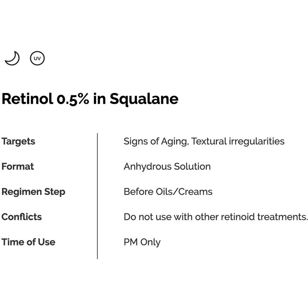The Ordinary Retinol 0.5% in Squalane 30mlGlam Secret
