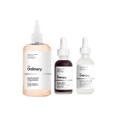 The Ordinary 3 Bottles Face Serum Set! Glam Secret